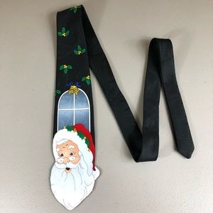 Jolly Holly Santa Tie‎